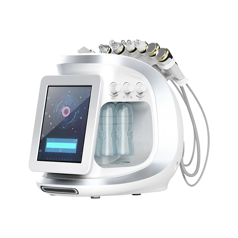 Multifunction hydro dermabrasion oxygen machine for facial cleansing blackhead removal hydration skin tightening for spa...