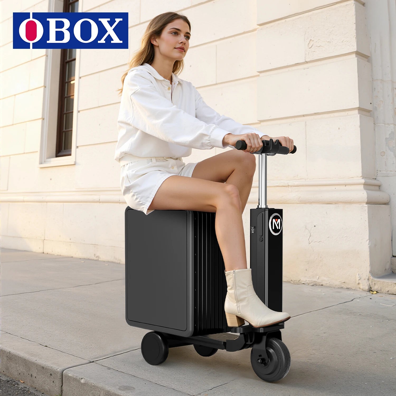 OBOX Aluminum Alloy Suitcase Rideable Smart Rolling Luggage Large Capacity in Stock Fast Delivery | Kimlud Outdoor...