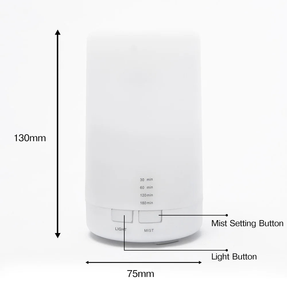 Air Humidifier USB Aroma Diffuser Essential Oil Purifier Color Lamp Aromatherapy Electric Smell Distributor For Home...