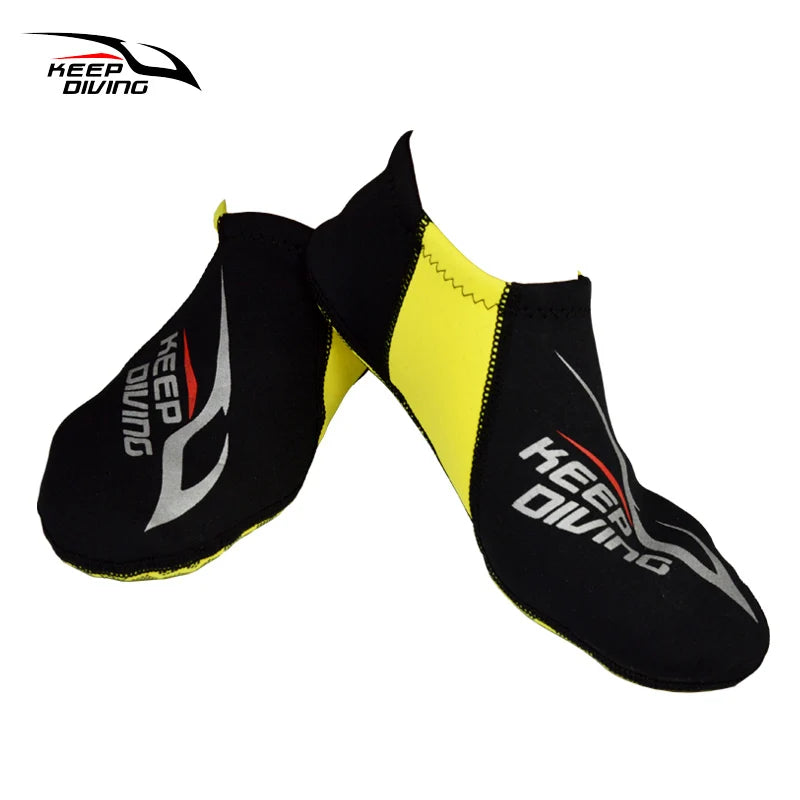 KEEP DIVING 3MM Neoprene Colorful Diving Socks Draughty Beach Shoes Snorkeling Equipment Footwear In Fins Non-slip Home...