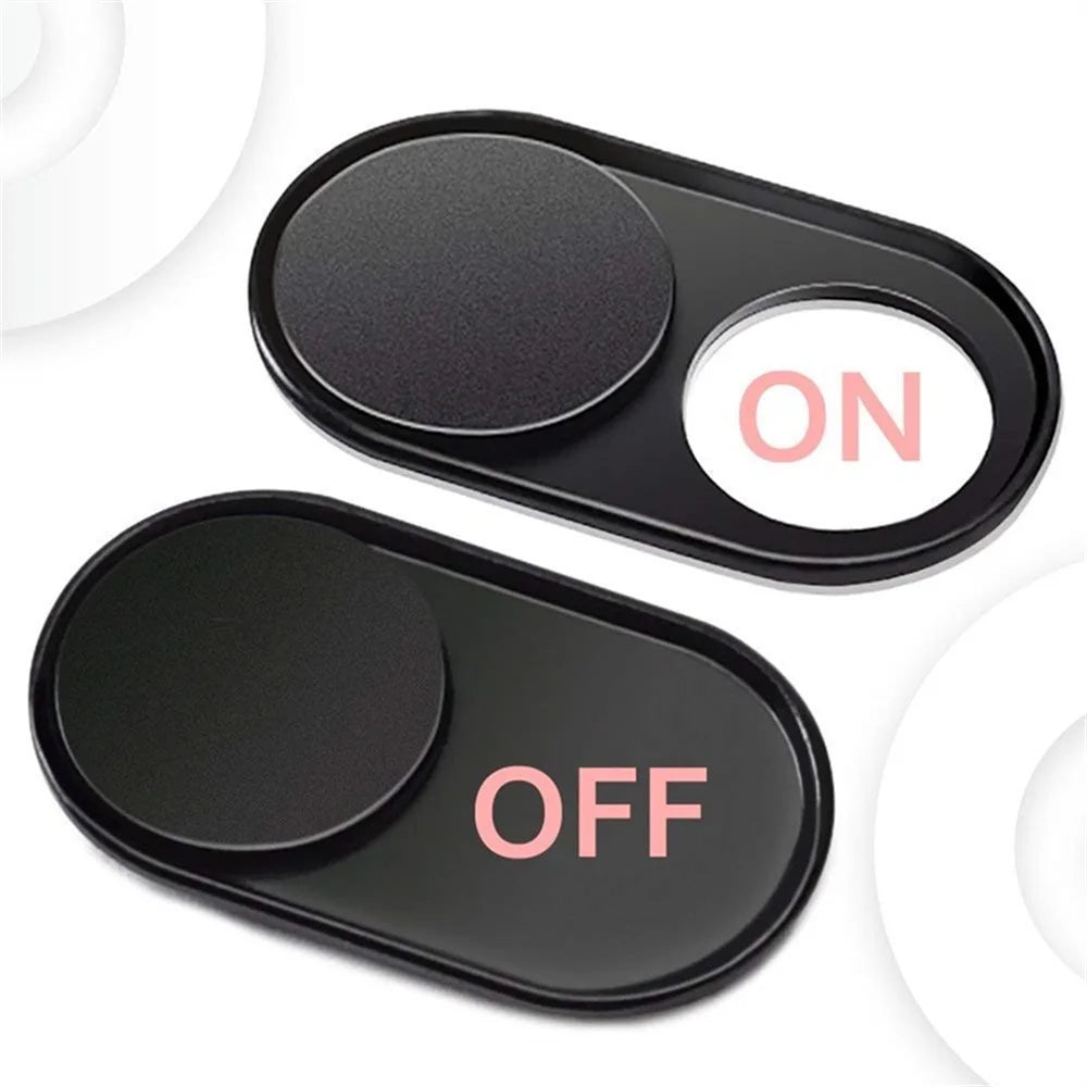 Metal Webcam Cover Camera Magnet Slider Shutter Privacy Protect Sticker for Laptop Tablet Phone Ultra Thin Privacy Sticker