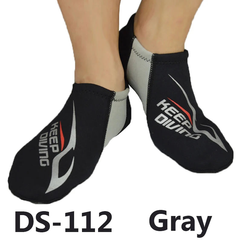 KEEP DIVING 3MM Neoprene Colorful Diving Socks Draughty Beach Shoes Snorkeling Equipment Footwear In Fins Non-slip Home...
