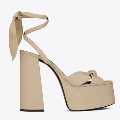 MStacchi Women's Sandals High Platfrom Chunky Heels Shoes Summer Peep Toe Ankle Strap High Heels Party Shoes Sandalia Feminina - Kimlud