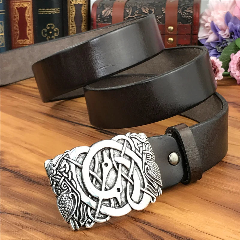 Metal Belt Buckle Luxury Men Belt Leather Genuine Ceinture Homme Leather Belt For Men Jeans Male Strap Riem Wide MBT0589