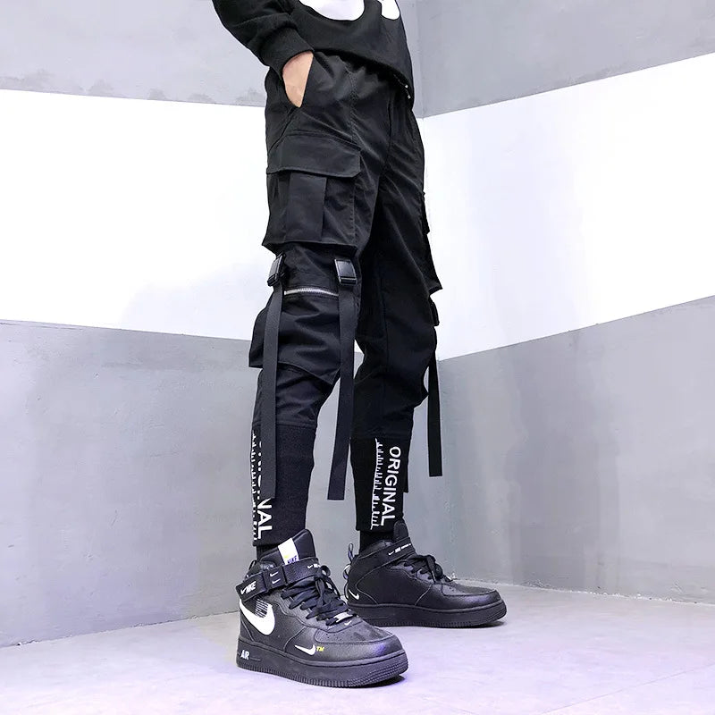 Harajuku Joggers Cargo Pants Men Fashion Casual Multi Pocket Streetwear techwear Men Women Sport Trousers Trending y2k Style - Kimlud