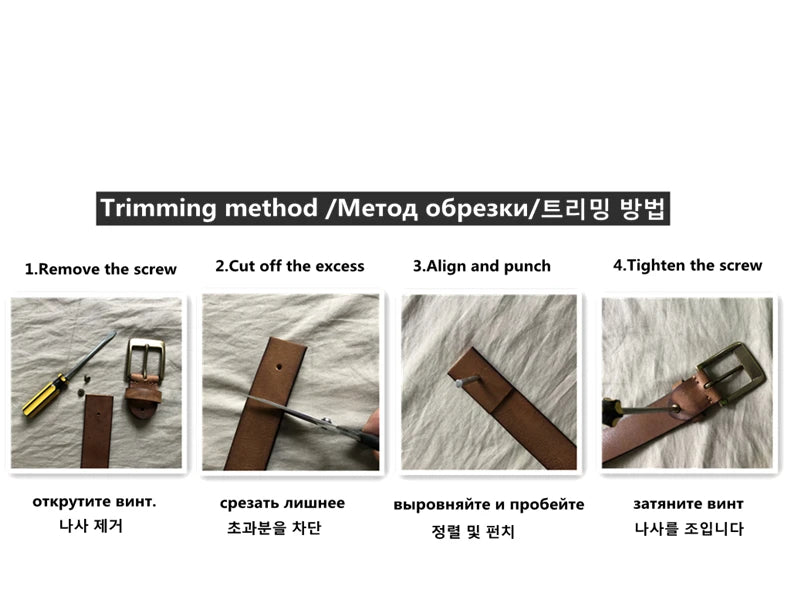 Studded Heavy Metal Style Belt Handmade Leather Pank Rock Style Men's Belt Cowhide Retro Tactical belt Jeans Belt - Kimlud