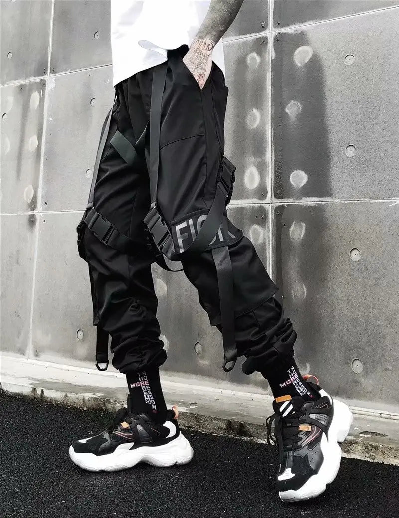 Harajuku Joggers Cargo Pants Men Fashion Casual Multi Pocket Streetwear techwear Men Women Sport Trousers Trending y2k Style - Kimlud