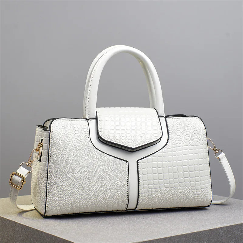 Women's Bag Crossbody Bag Fashion Crocodile Pattern Versatile Multi Functional Travel Large Capacity Single Shoulder Handbag