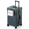 High Quality Cheap Multi-Functional Travel Suitcase Aluminum Frame TSA Lock Security PC Material with Spinner Caster