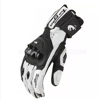 Motorcycle Gloves Afs6 Afs10 Afs18 Security Protection Windproof Motocross Mittens Touch Screen Men's Leather Motorbike Glove
