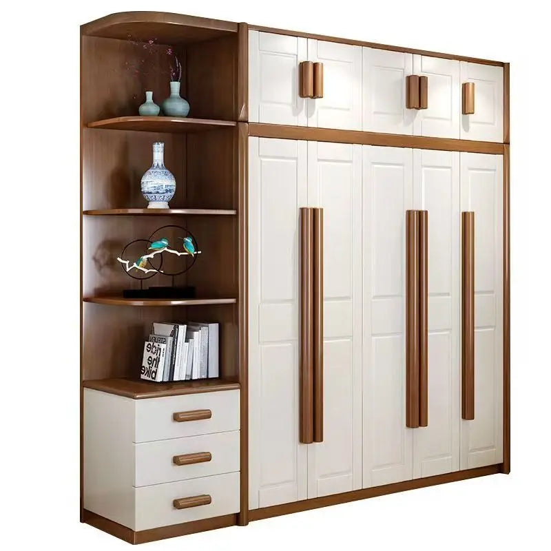 Handmade Solid Wood Oak Contemporary Modern Eco-Friendly Durable Freestanding Convertible Large Capacity Home Furniture Storage