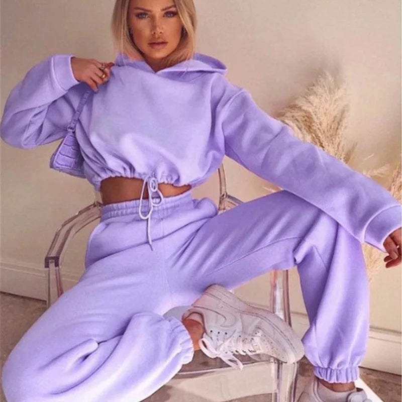 Womens 2 Piece Sets Sportswear 2021 New Zipper Tracksuit Women Tracksuit Two Piece Set Casual Sport Suit Lounge Wear...