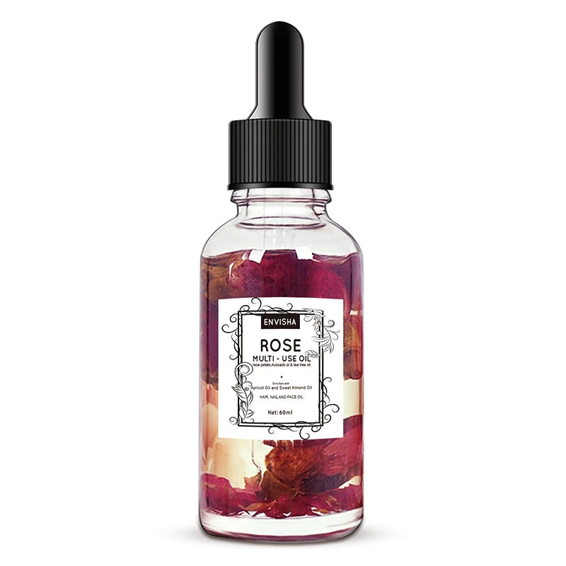 ENVISHA Natural Rose Oil Anti Aging Wrinkle Body Hair Moisturizer Nourishing Moisturizing Skin Care Facial Essential...