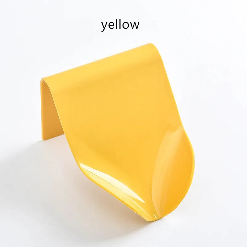 Suction Cup Soap Dish Box For Bathroom Shower Soap Holder with Drain Portable Leaf Shape Toilet Laundry Soap Rack Tray...