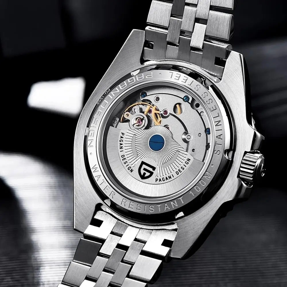 PAGANI DESIGN Top Brand Men Mechanical Wristwatches Luxurys Ceramic Bezel GMT Watches Automatic 100m Waterproof Watch for Men