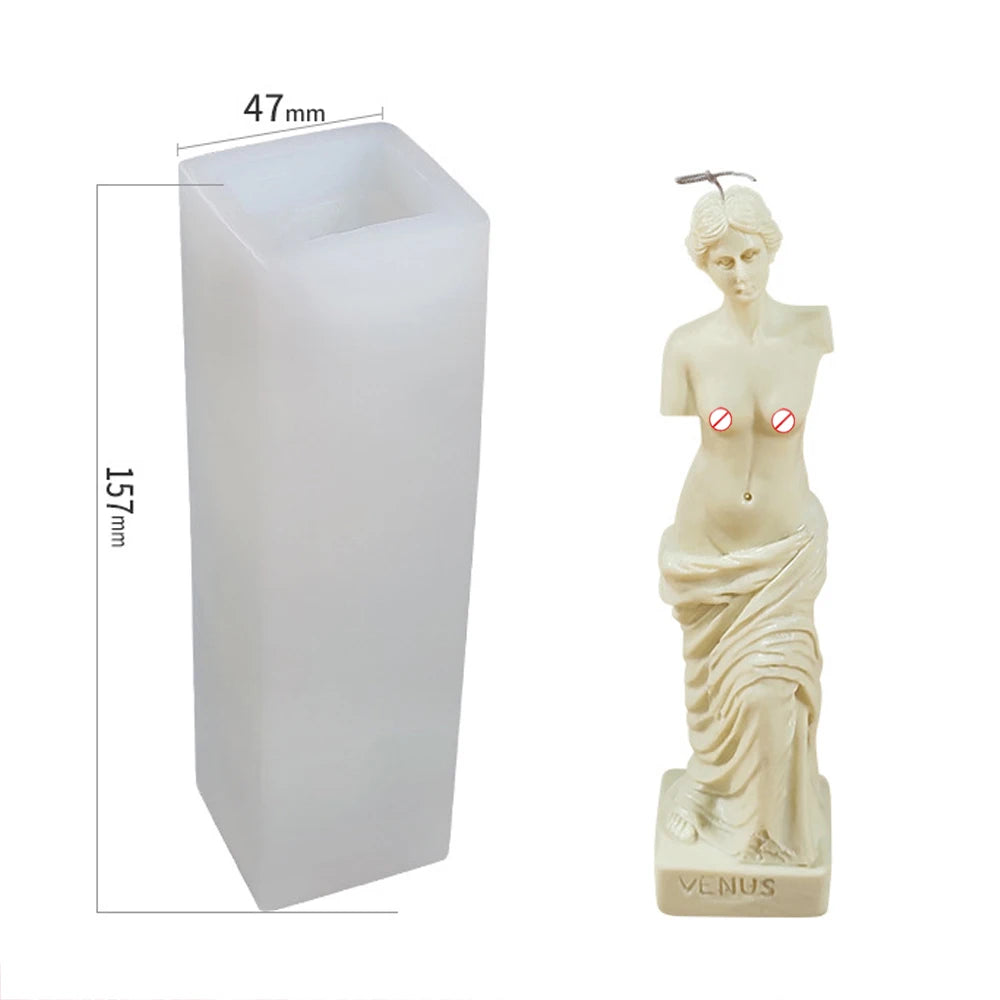 3D Body Silicone Candle Mold DIY Creative Men Women Human Plaster Epoxy Resin Aromath Soap Molds Art Craft Home Decoration