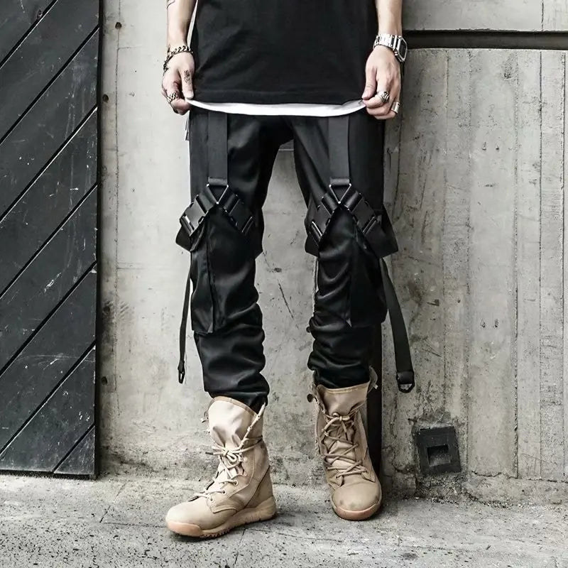 Harajuku Joggers Cargo Pants Men Fashion Casual Multi Pocket Streetwear techwear Men Women Sport Trousers Trending y2k Style - Kimlud