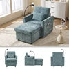 Multifunctional Lazy Person Sofa Recliner Storage Backrest Cell Phone Bracket Chenille Fabric Sponge Modern Design Wood...