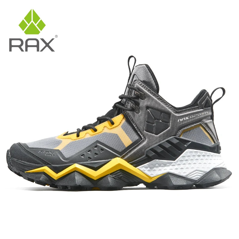 Rax Men Waterproof Hiking Shoes Breathable Hiking Boots Outdoor Trekking Boots Sports Sneakers Tactical Shoes - Kimlud