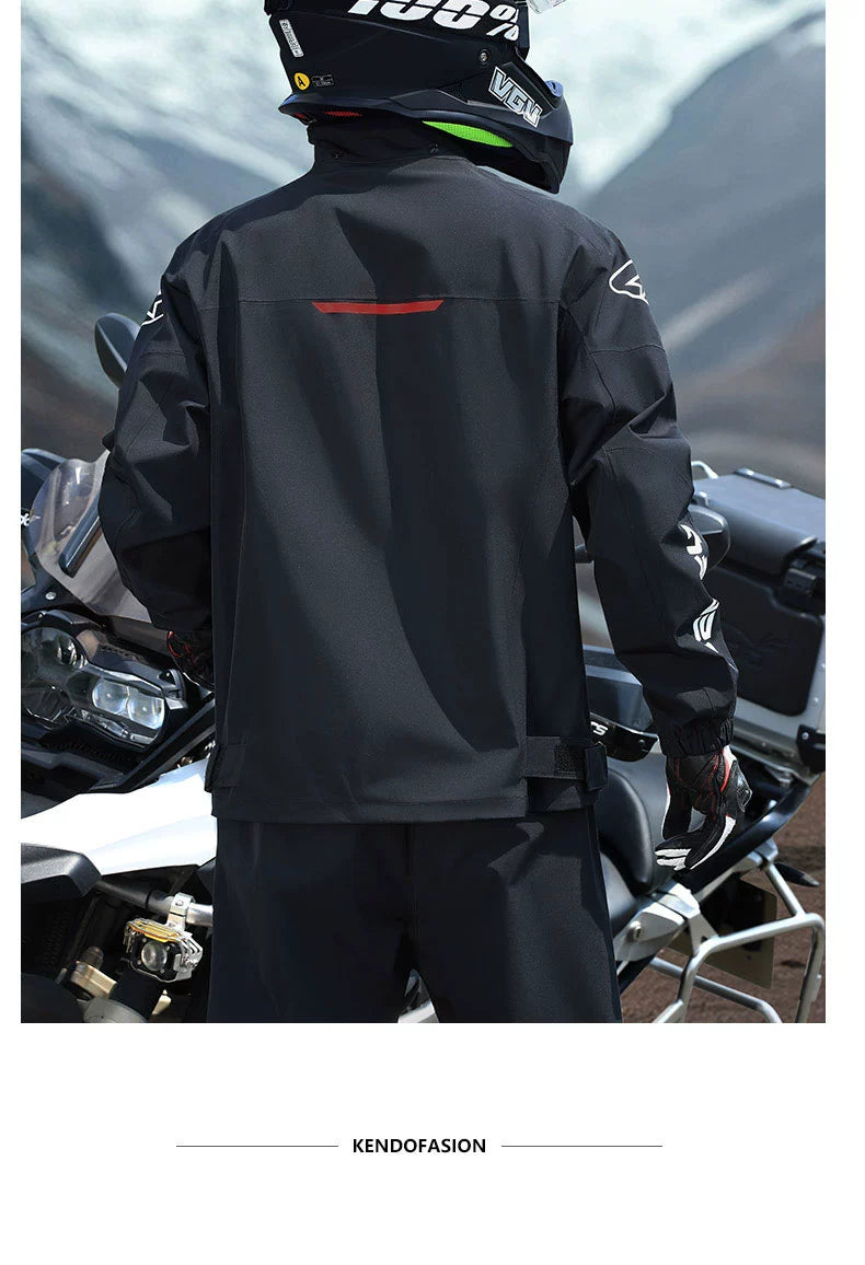 BMEI Motorcycle Raincoat Cycling Clothes Suit Rain-Proof Special Adult Rain-Proof Split Men's Take-out Rider