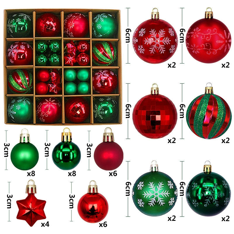 Christmas Tree Led Pendant Gilding Ribbon Christmas