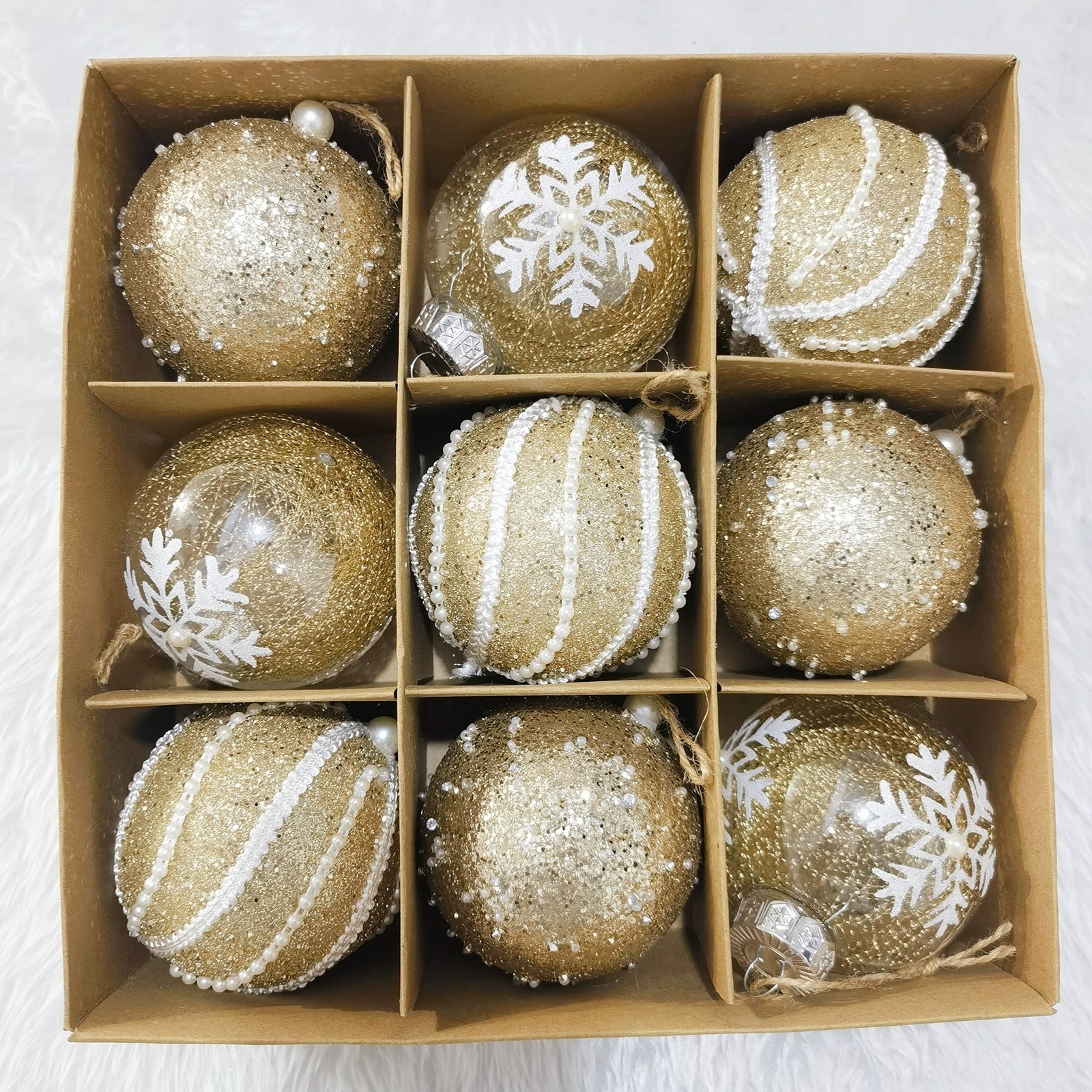 Christmas Tree Led Pendant Gilding Ribbon Christmas