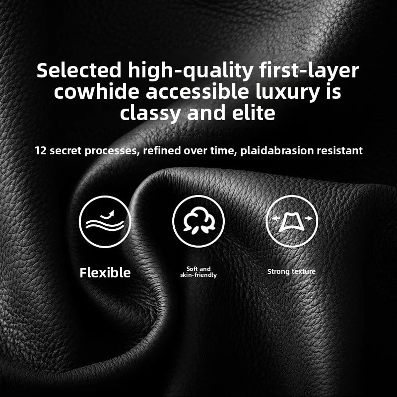 Leather Boss Chair Office Chair Recumbent Back Study Chair Ergonomic Home Computer Chair