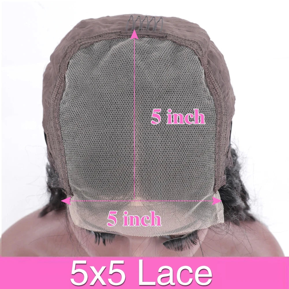40Inch Deep Wave Wig 13x6 HD Lace Frontal Wig Brazilian Human Hair For Women 220 Density 360 Full Lace and 5x5 Glueless Lace Wig