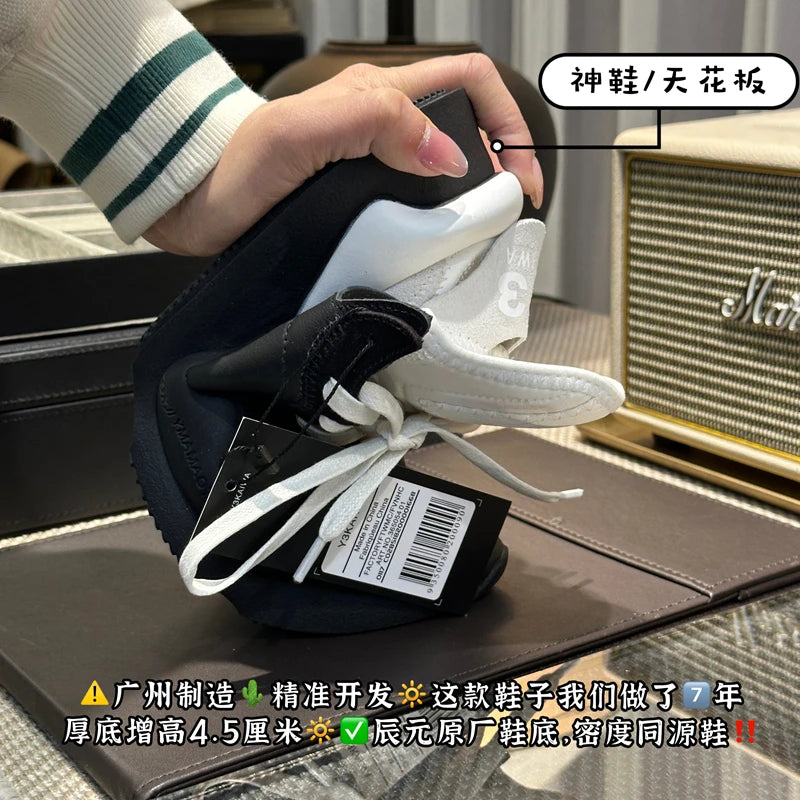 FNew Fashion Man Casual Shoes Cowhide Leather Round-toe Men Sneakers Lace-up Sports Shoes Outdoor Camping Trainers Driving Shoes
