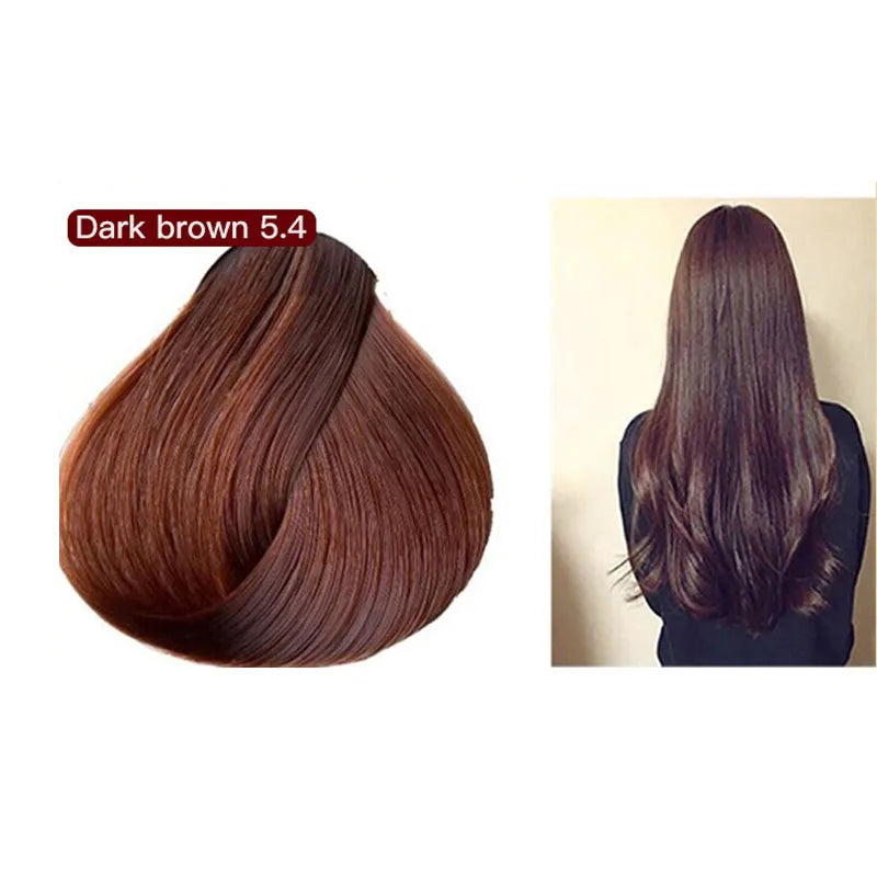 Mokeru Natural Fast Coloring Argan Oil For Hair Dark Brown Argan Speedy Hair Color Shampoo for Gray Hair Dye Shampoo |...
