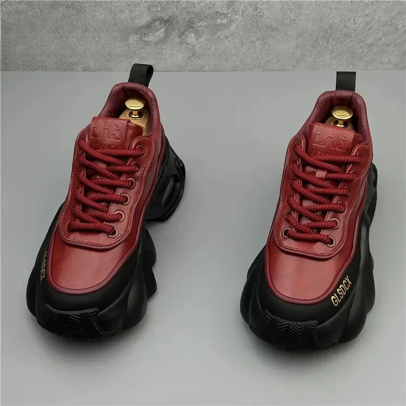 Designer Style Men Shoes Autumn Winter Comfortable Men's Thick Platform Sneakers Fashion Casual Shoes Sports Trainers Tenis - Kimlud
