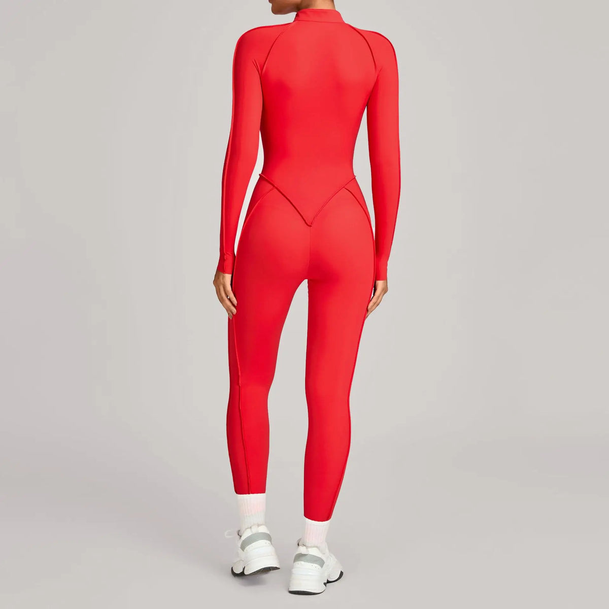 Three-dimensional Long Sleeve Zipper Sport Jumpsuit Women Sportswear One Pieces Gym Clothing Yoga Sets Female Fitness Overalls