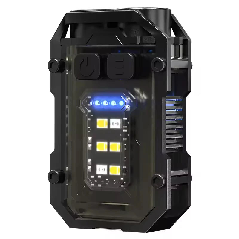 High Power Led Flashlight Led Strong Self Defense Supplies Tactical Flashlight Ultra Powerful Rechargeable Self-defense Headlamp