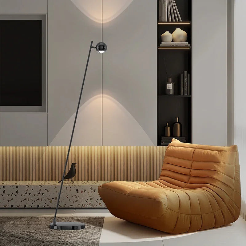Hot Selling Wind Living Room Sofa Next To The Floor Light Modern Simple Sense Can Rotate The Hand Sensing Bedroom Floor Lamp - Kimlud