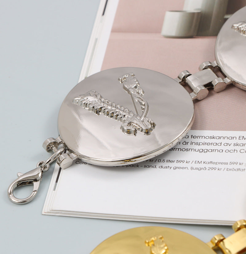 2026 New round gold color silver color alphabet belt luxury dress long waist chain designer belt women's fashion accessories