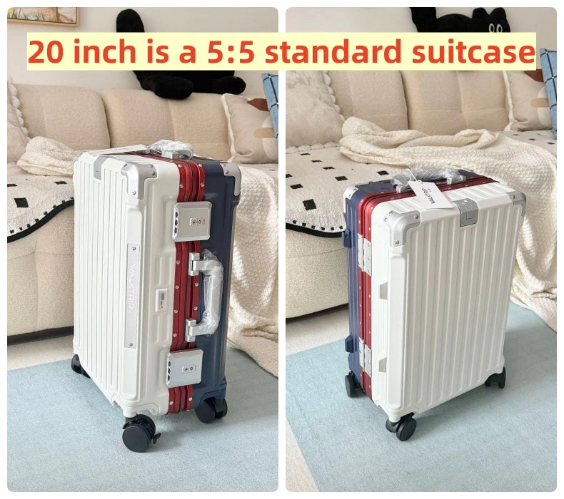 Rolling Luggage Large Capacity Travel Suitcase Hard Shell Thicken PC Material with Aluminum Frame TSA Lock 20/24/26/28/30inch
