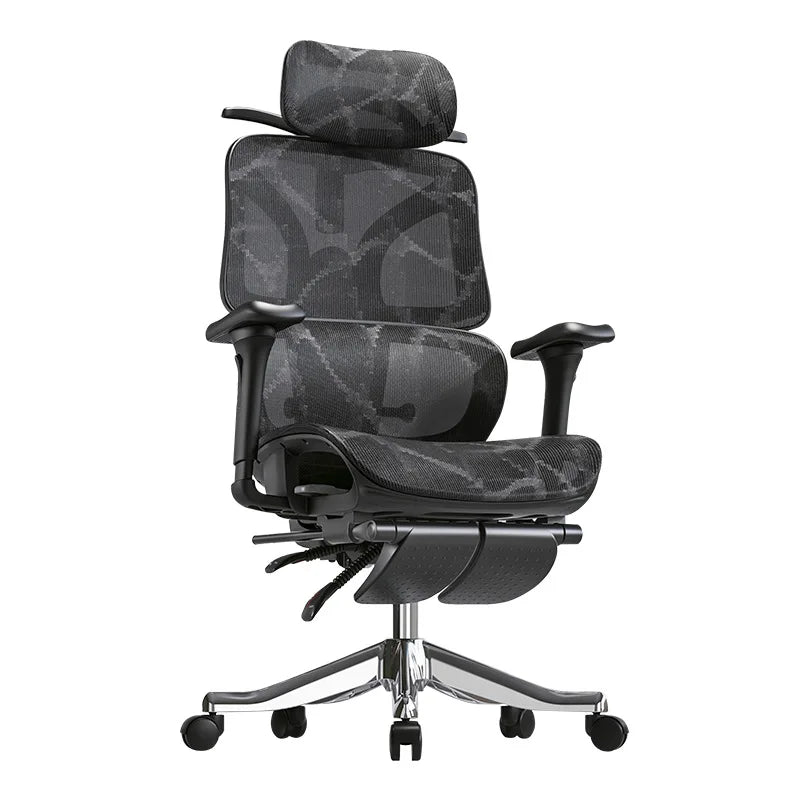 Ergonomic Office Chair Mesh Back Lumbar Support Adjustable Height Recliner Headrest Armrest Swivel Computer Gaming Desk Chair