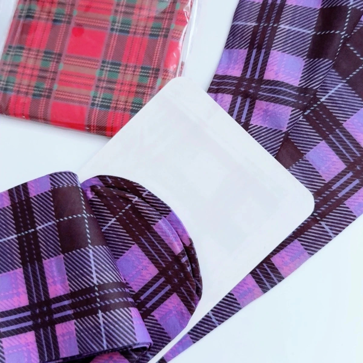 Fashion Women's Classic Tartan Semi-Opaque Pantyhose Printed Tights Red Purple Blue Green Scottish Check Pattern Tights