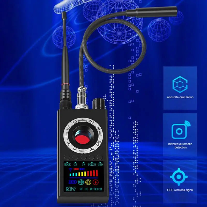 K19 Wireless RF Signal Detector Anti Wiretapping Mini GPS Camera Finder Tracker Hotel Anti Candid Camera Bug Scanner...
