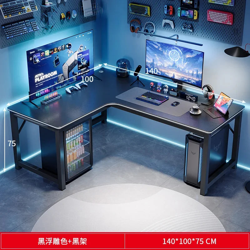 Study Storage Computer Desks Gaming Reading Pc Ergonomic Table Keyboard Notebook Accessories Mesas De Computador Home Furniture - Kimlud