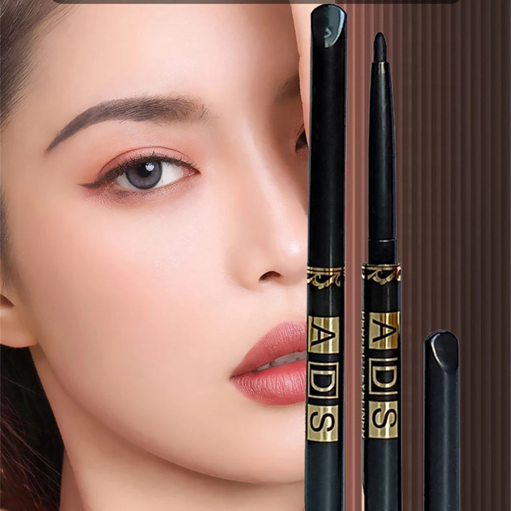 2Pcs Waterproof Black Brown Eyeliner Pencils-Smudge-Proof, Long-Lasting &Beginner-Friendly Smooth High Pigmented Punk...