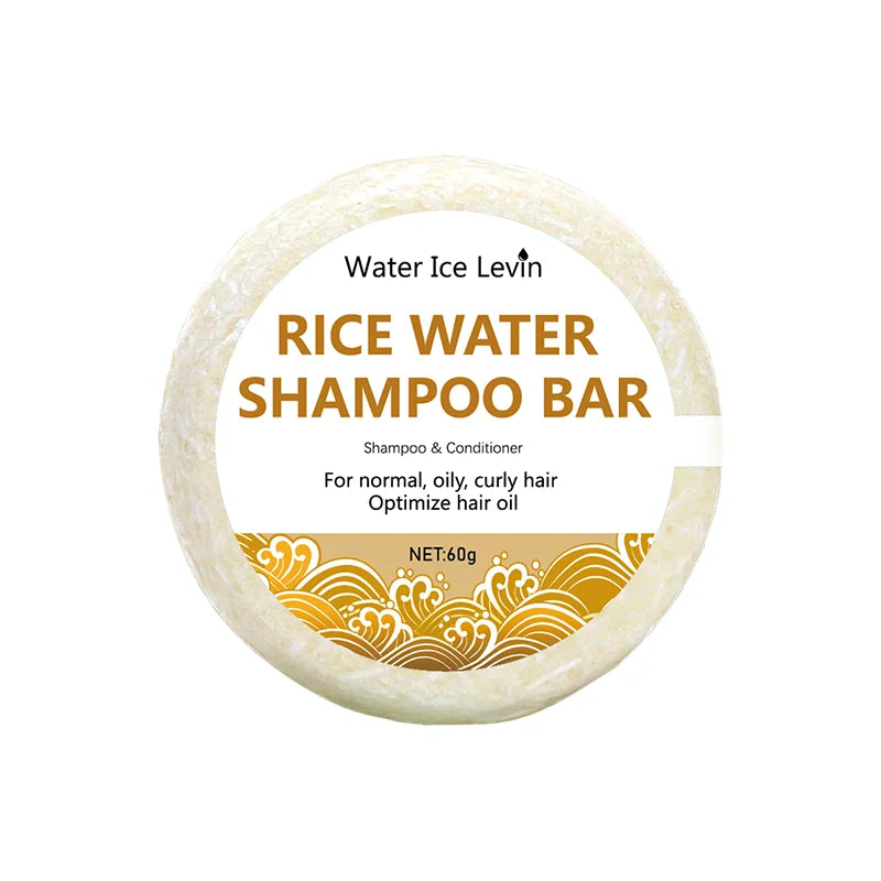 Organic Rice Shampoo Soap Bar Oil Free Conditioning Soap Rice Water Protein Nourishing Anti-loss Hair Hair Growth Soap...
