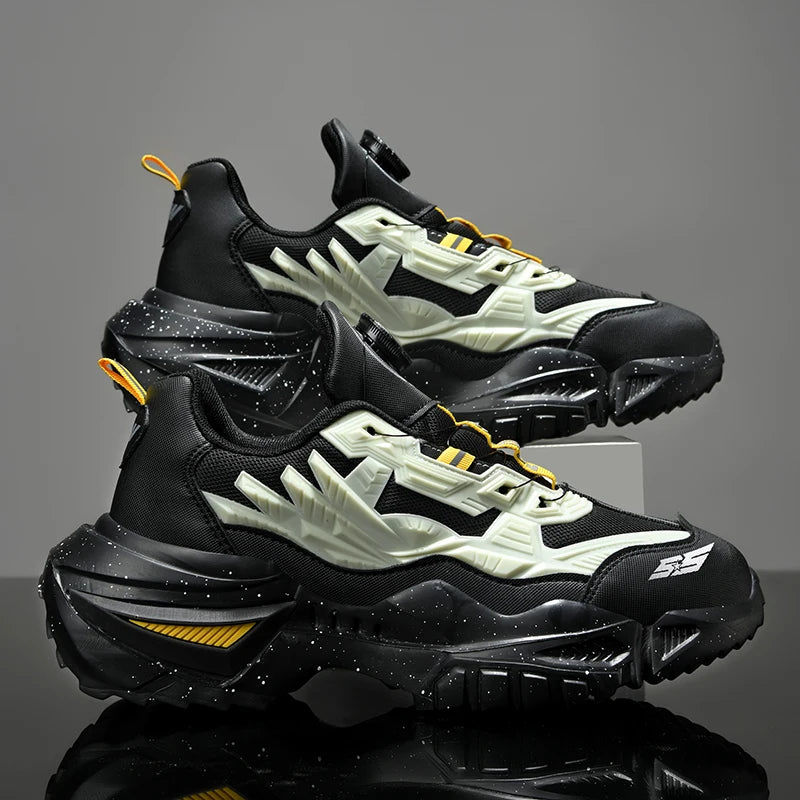 2025 New Rotary Buckle Unisex Trendy Sneakers Chunky Men Running Shoes Women Thick Bottom Jogging Footwear Couple Street...