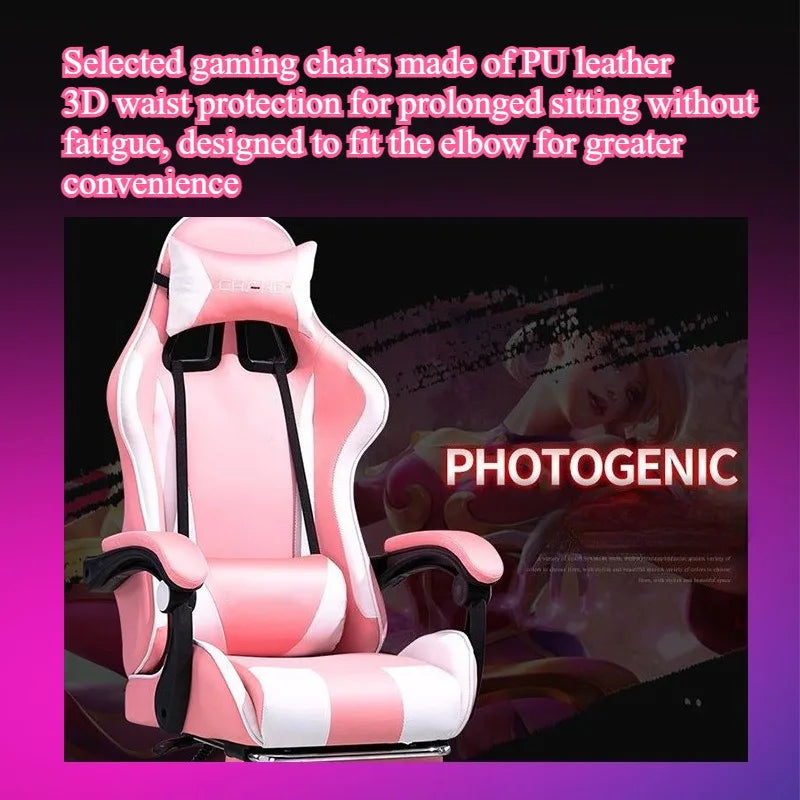 Gaming chair Computer chair Competitive game chair Household reclining engineering swivel chair Sedentary office chair