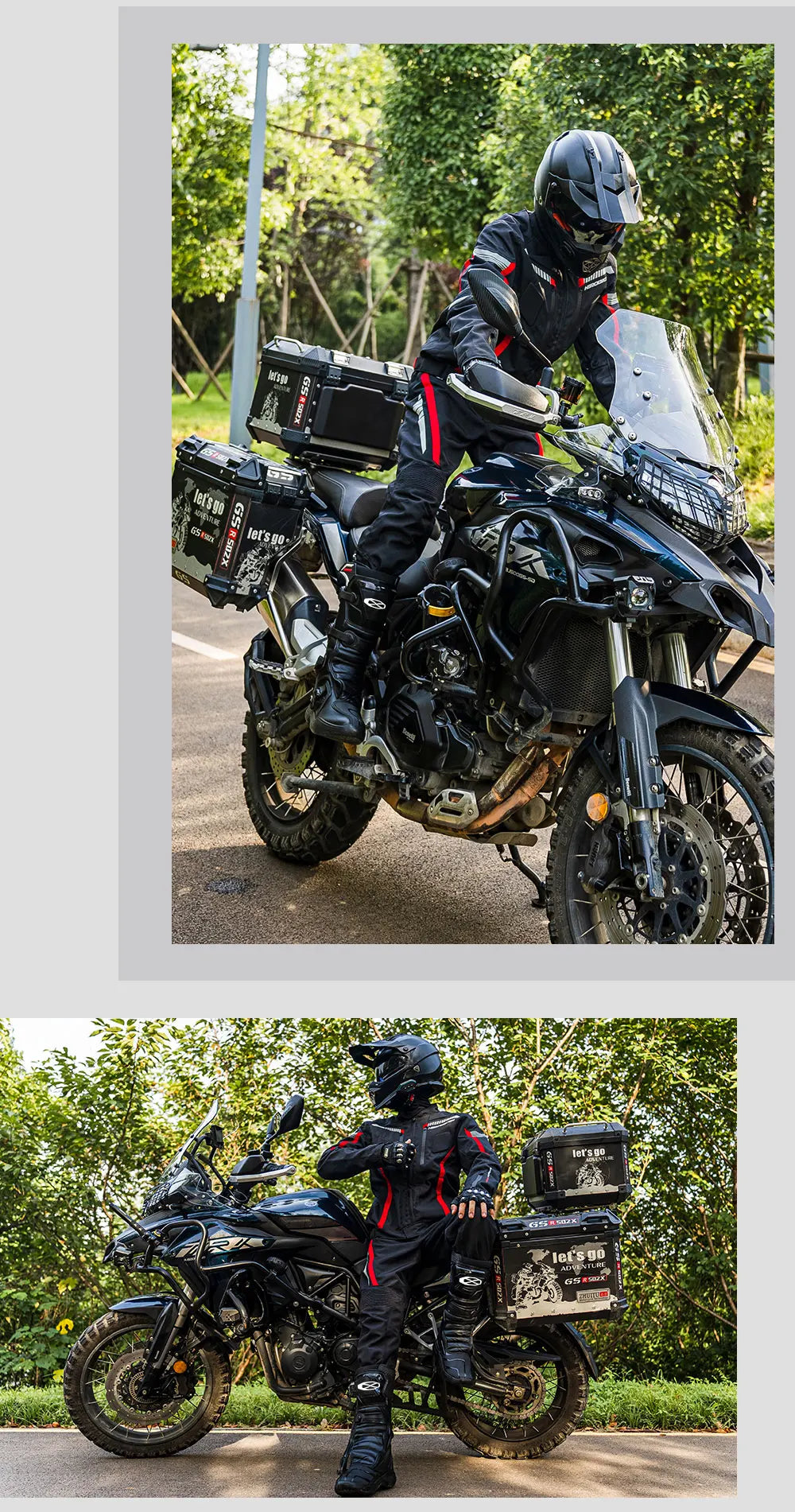 HEROBIKER Waterproof Motorcycle Jacket Man Racing Jacket Wearable Motorcycle Pants Moto Clothing With EVA Protection