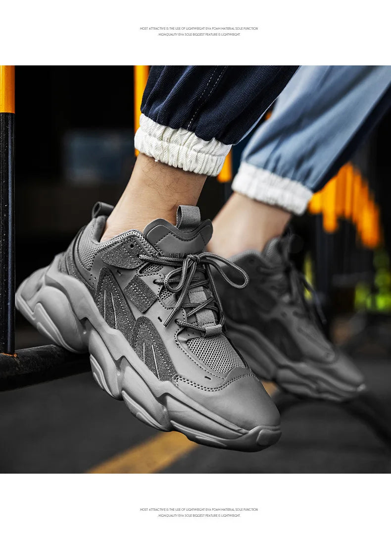 Brand Casual Sneakers Male Luxury Tenis Shoes Mens Casual Shoes Trainer Race Breathable Shoes Fashion Running Shoe for Men