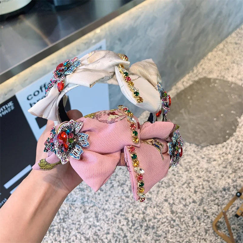 Big Bows Headbands Bow Headband Hairbands for Women Girls Hair Hoop Birthday Halloween Christmas Party Costume Accessories Gifts