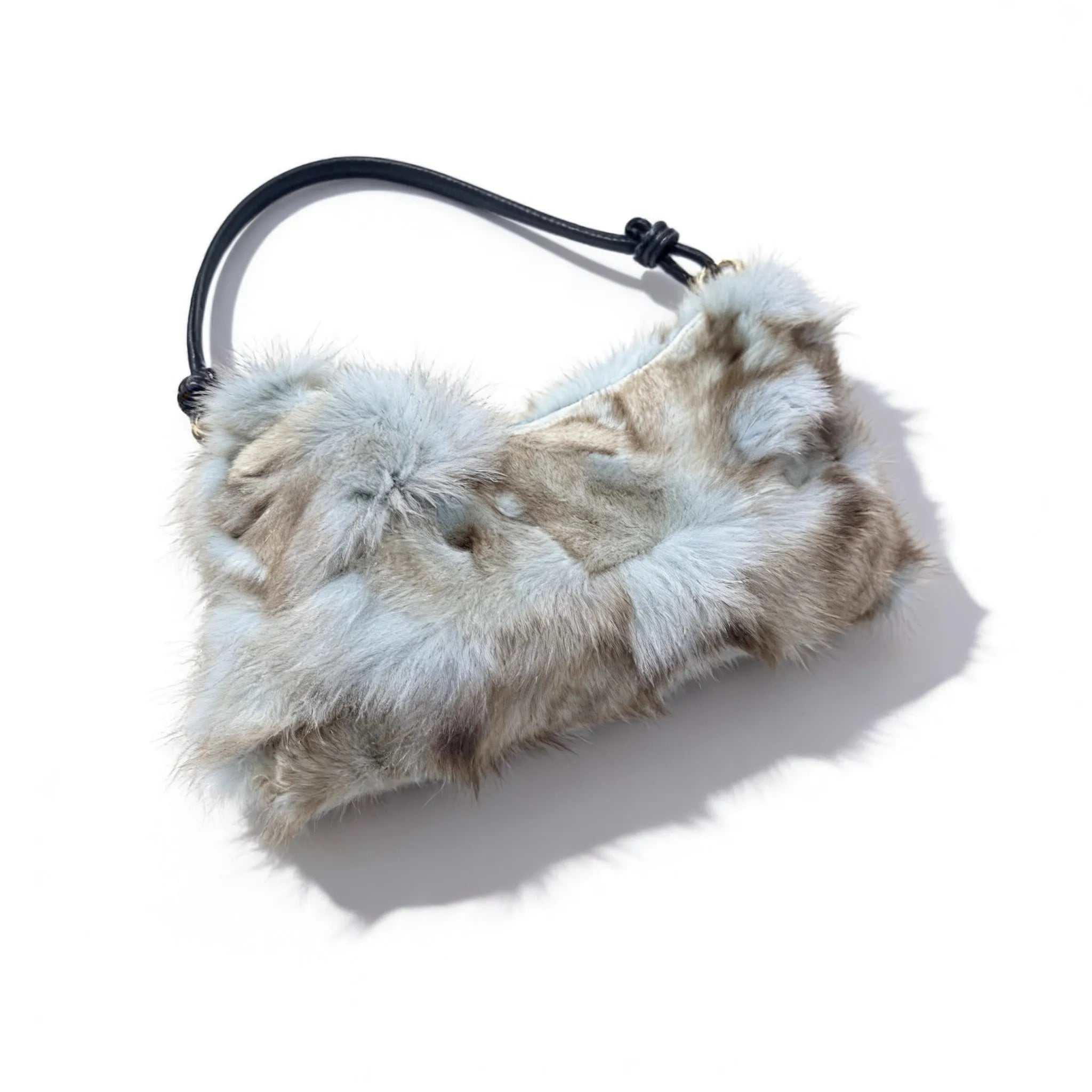 Winter Fox Fur Bag Women's Bag Fashion Handbag Ladies Bags Purses Women Shoulder Bag Real Silver Fox Fur Messenger Bags