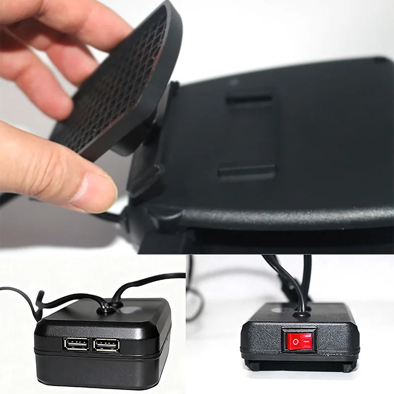 150W Car Electrical Heater For Makita Batteries (No Battery) USB Connection Power Heating Winter Fast Heating Defroster Defogger