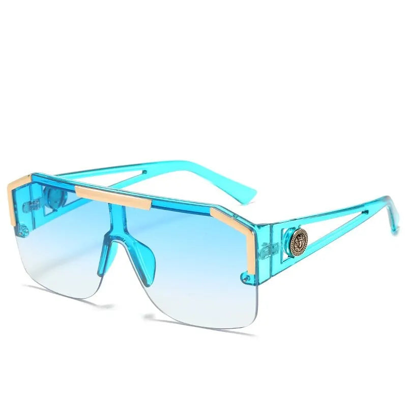 1/2PCS Men And Women Oversized Square Fashion Sunglasses Sports Driving Glasses Gradient Colored Sunglasses Uv400 2023 |...